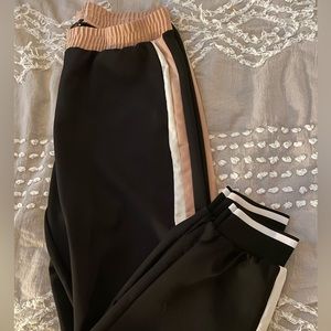 Zara Black and Pink Joggers